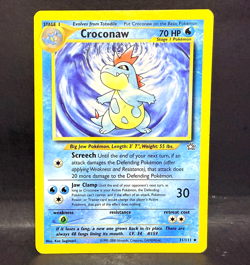 2000 POKEMON NEO GENESIS CROCONAW 31/111 (MP) UNCOMMON - Image 1