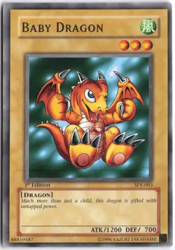 Yugioh - Baby Dragon SDJ-003 1st Edition - Starter Deck: Joey - Image 1