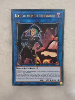 Yugioh Beat Cop From The Underworld DUPO-EN038 Ultra Rare 1st Ed - Image 1