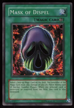 Mask of Dispel LON-017 Super Rare Labyrinth of Nightmare Unlimited Yu-Gi-Oh - Image 1