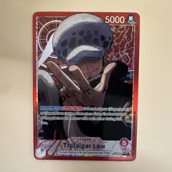 Bandai One Piece Trafalgar Law Leader OP14-001 Holo 5000 Power - Image 1