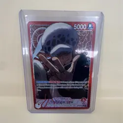 Bandai One Piece Trafalgar Law Leader OP14-001 Holo 5000 Power - Image 2