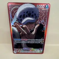 Bandai One Piece Trafalgar Law Leader OP14-001 Holo 5000 Power - Image 3