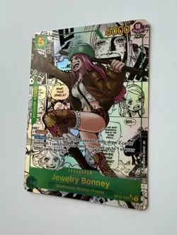 One Piece CCG Jewelry Bonney OP12-118 SEC Manga Alt Art - Damage/LP - Image 3