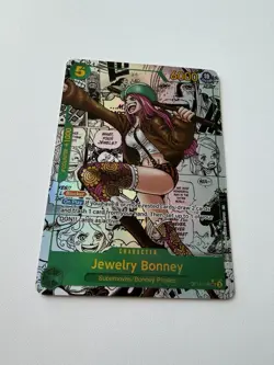 One Piece CCG Jewelry Bonney OP12-118 SEC Manga Alt Art - Damage/LP - Image 4