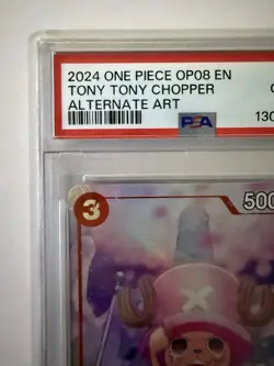 Tony Tony Chopper OP08-007 Two Legends One Piece English PSA 10 Alt Art Card - Image 3