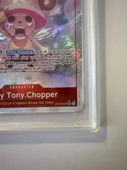 Tony Tony Chopper OP08-007 Two Legends One Piece English PSA 10 Alt Art Card - Image 5
