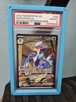 PSA 10 Quaquaval Ex 260/193 Pokemon Paldea Evolved English - Image 1