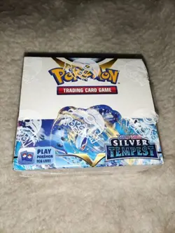 Silver Tempest Booster Box Sword & Shield - New & Sealed - Pokemon TCG - Image 1