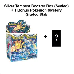 NEW Silver Tempest Booster Box Pokemon (Sealed) + Bonus - Image 1