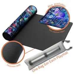 Pokemon Playmat With Zones + Free Bag Trading Card Game Playmat of MTG TCG CCG - Image 4