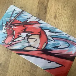 Shiny Gyarados Rubber Playmat Play Mat For Tcg Trading Card Game Pokemon - Image 1