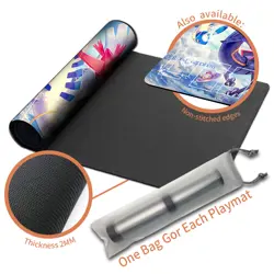 Pokemon Playmat With Zones + Free Bag Trading Card Game Playmat of MTG TCG CCG - Image 4