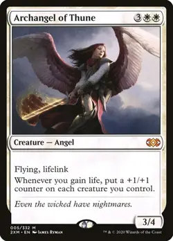 MTG Archangel of Thune Double Masters Regular Mythic Rare - Image 1