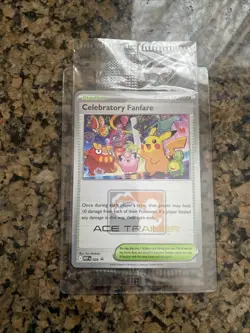 SEALED Pokemon Celebratory Fanfare Ace Trainer Promo 2025 English - Image 2