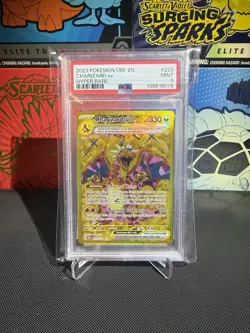Pokemon TCG Charizard EX SV03 Obsidian Flames Holo Hyper Rare Card 228/197 PSA 9 - Image 2