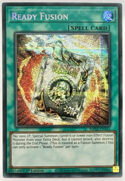 MP22-EN163 Ready Fusion - Secret Rare 1st Edition Near Mint YuGiOh Card - Image 1