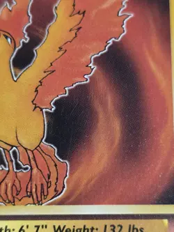 Moltres 27/62 Fossil Set Non Holo Pokemon Card TCG 1999 WOTC LP - Image 4