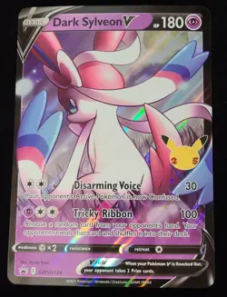Pokemon- Dark Sylveon V SWSH134- Celebrations JUMBO/Oversized Promo CARD - Image 1