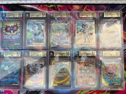 Pokemon 10x Graded Card Lot Beckett All Gem Mint SARs Lot#41 - Image 1