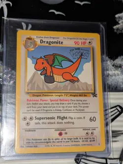Dragonite #5 Black Star Promo WB the First Movie Stamped Card LP Pokemon TCG - Image 1