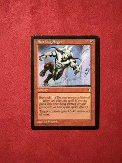 Seething Anger - Stronghold MTG Magic the Gathering Vintage Classic Card - Image 1