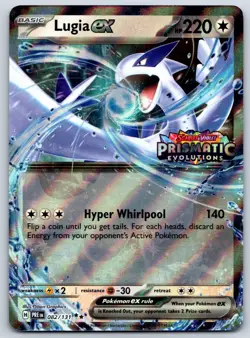 Lugia ex (Stamped) Prismatic Evolutions 082/131 Promo Pokemon Card NM - Image 1