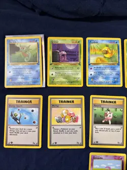 Pokemon Tcg 1st Edition Fossil Card Lot And Trainers - Image 2