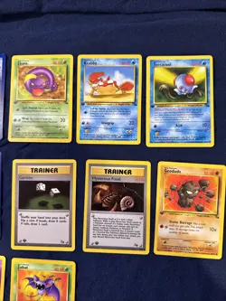 Pokemon Tcg 1st Edition Fossil Card Lot And Trainers - Image 4