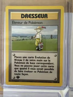Pokemon French First Edition Vintage Trainer Card Lot (9) Dresseur - Image 2