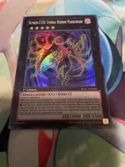 Number C104: Umbral Horror Masquerade JOTL-EN056 1st Super Rare NM Yugioh Card - Image 1