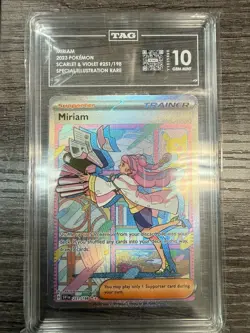 Pokemon TCG Miriam Card Sir 251/198 Graded Tag Gem Mint 10 - Image 1