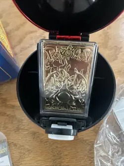 23K Gold Plated Charizard Trading Card 1999 Burger King Pokemon Complete -via - Image 3