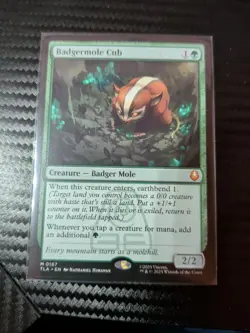 MTG Magic the Gathering Badgermole Cub Avatar The Last Airbender NM New - Image 1
