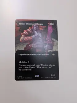 MTG - Zurgo, Thunder's Decree (Borderless) - Tarkir Dragonstorm NM/M Condition - Image 1