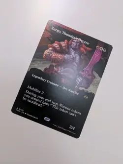 MTG - Zurgo, Thunder's Decree (Borderless) - Tarkir Dragonstorm NM/M Condition - Image 2