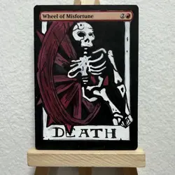 Wheel of Misfortune - Tarot Death - Painted Alter - Commander Legends - Image 1
