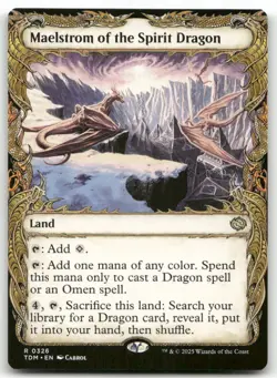 Maelstrom of the Spirit Dragon (Showcase) #326 MTG Tarkir TDM NM X1 - Image 1