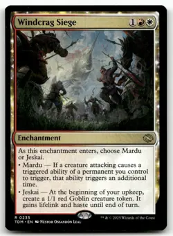 Windcrag Siege #235 MTG Tarkir TDM NM X1 - Image 1