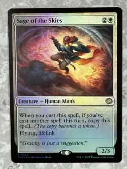 Sage of the Skies #22 FOIL MTG Tarkir TDM NM X1 - Image 1