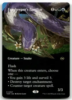 Fangkeeper's Familiar (Borderless) #357 MTG Tarkir TDM NM X1 - Image 1