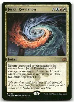 Jeskai Revelation #196 MTG Tarkir TDM NM X1 - Image 1