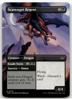 Scavenger Regent (Borderless) #379 MTG Tarkir TDM NM X1 - Image 2