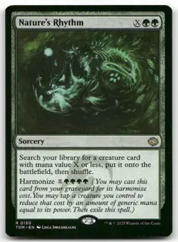 Nature's Rhythm #150 MTG Tarkir TDM NM X1 - Image 1