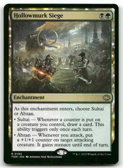 x4 Hollowmurk Siege #192 MTG Tarkir TDM NM X4 - Image 1
