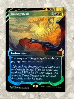 Dracogenesis (Showcase) FOIL 402 MTG Tarkir TDM NM X1 - Image 1