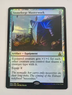 Magic The Gathering Stoneforge Masterwork 166/184 OGW Foil NM MTG - Image 1