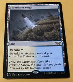 MTG Duskmourn: House of Horror Floodfarm Verge RARE Non Foil 259 Unplayed NM-MT - Image 1