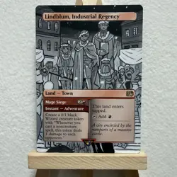 Lindblum, Industrial Regency + Token - Frieren Manga - MTG Painted Alter - Image 2