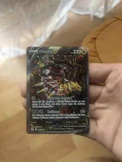 pokemon Giratina-V 186/196 Verlorener Ursprung Pokemon TCG Lost Origin Alt Art - Image 1